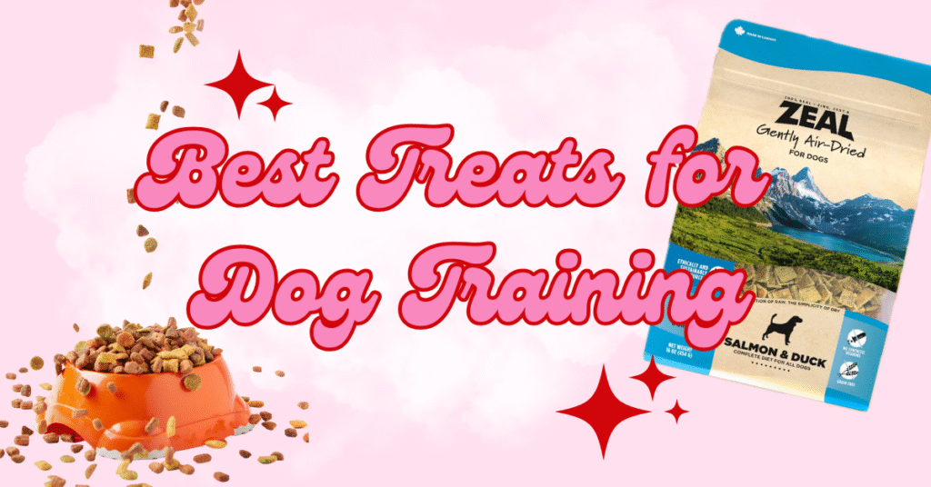ZEAL Pet dog food used as dog training treats graphic on fun and funky fresh blog