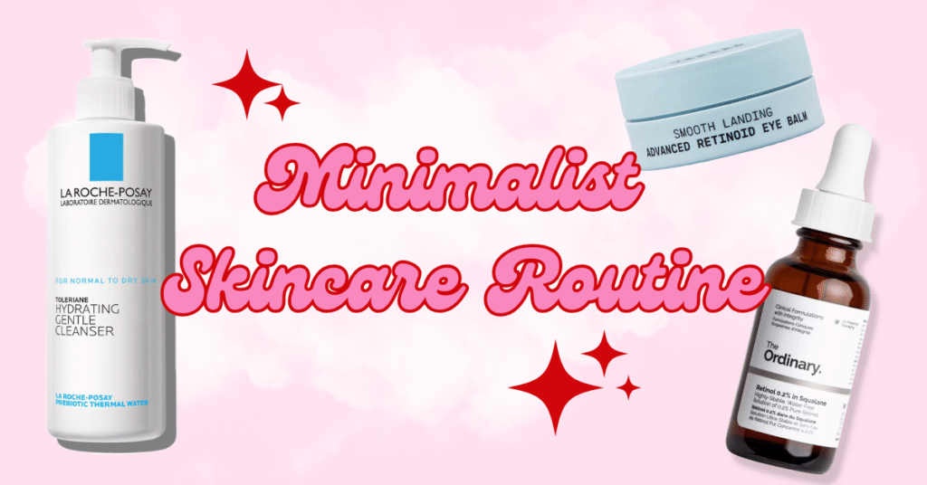 minimalist skincare routine products