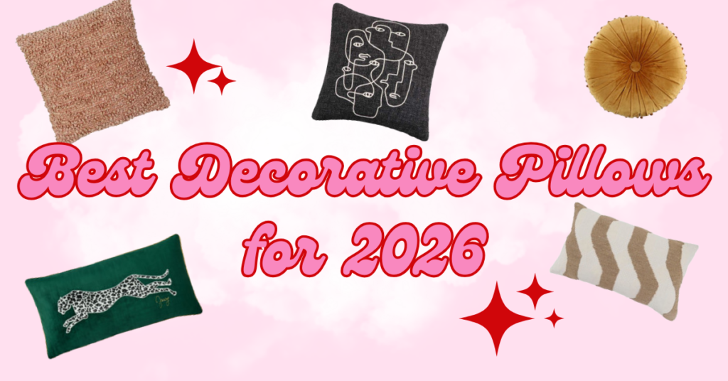 Best decorative pillows for 2026 graphic by fun and funky fresh blog