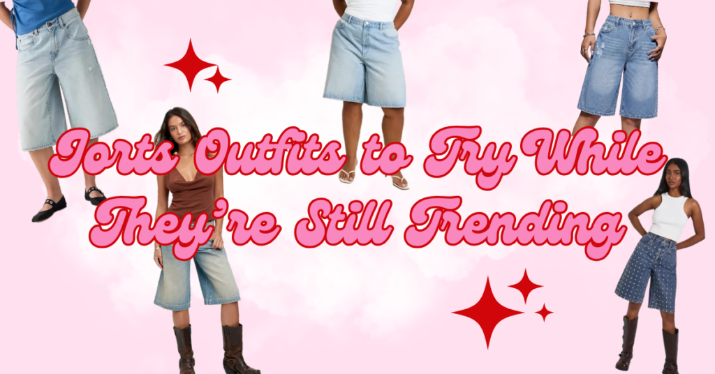 jorts outfits graphic by fun and funky fresh blog